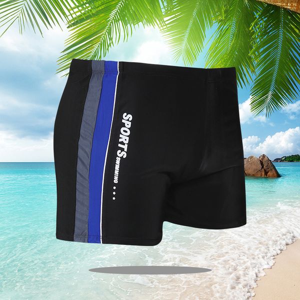 

men' swimsuit fashion swimming trunks men, Red;black