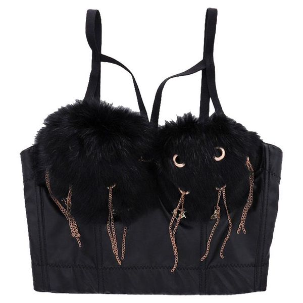 

women's shapers pu leather waist trainer corset bustiers, hair fishbones silicone anti-slip corselet club party burlesque bras, Black;white