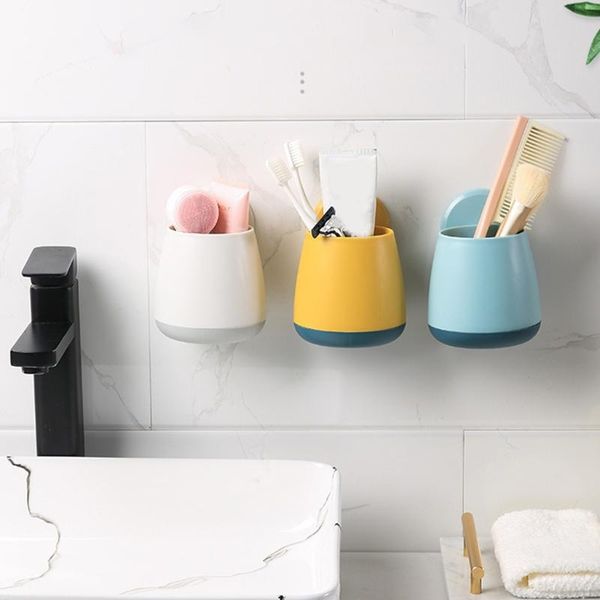 

hooks & rails 11x11cm lightweight wall-mounted storage rack drain multifunctional