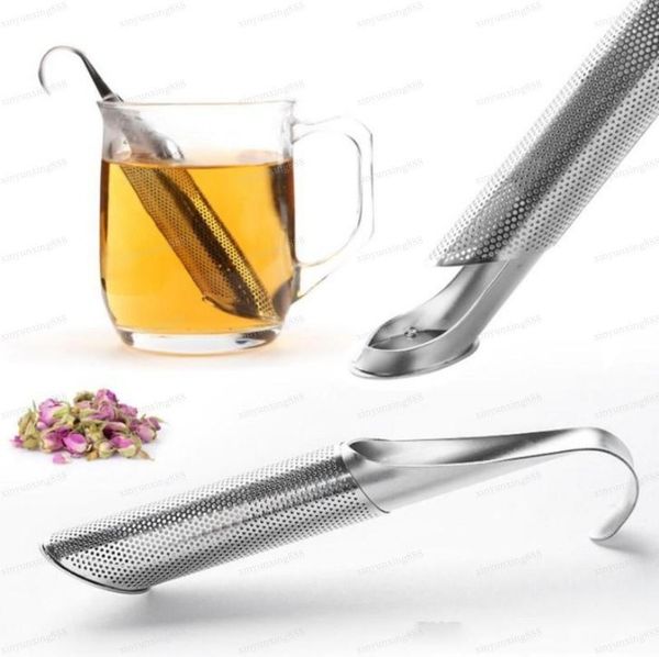 Paslanmaz Çelik Çay Araçları Süzgeçler Sağlıklı Infuser Süzgeç Asma Stil Kahve Tutucu Filtre Kupa Kupa çay kaşığı