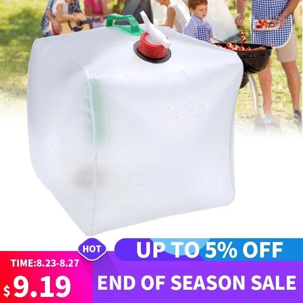 

hydration packs 20l folding water bag large capacity foldable container storage carrier camping equipment supplies