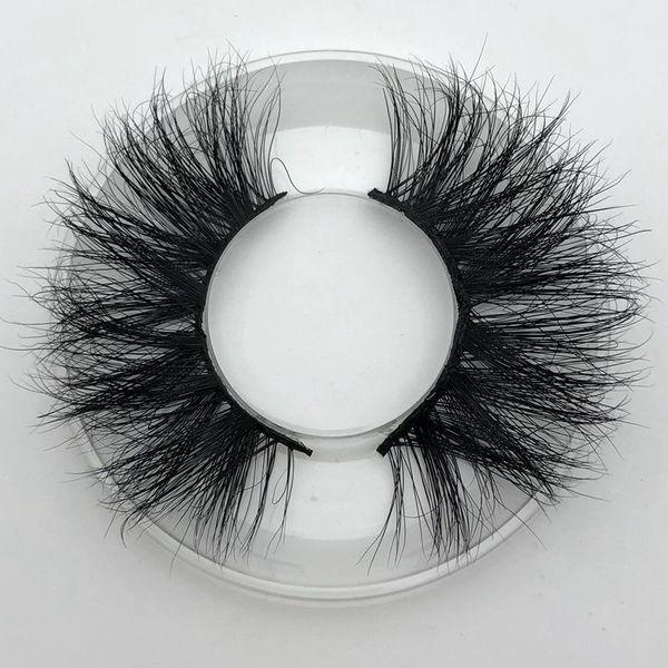 

mikiwi 25mm long 3d mink lashes e01 extra length eyelashes big dramatic volumn strip thick false eyelash1