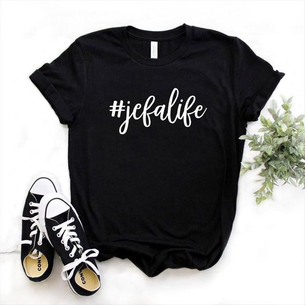 

jefa life latina print womens short sleeve o neck loose ladies causal tee clothes, White