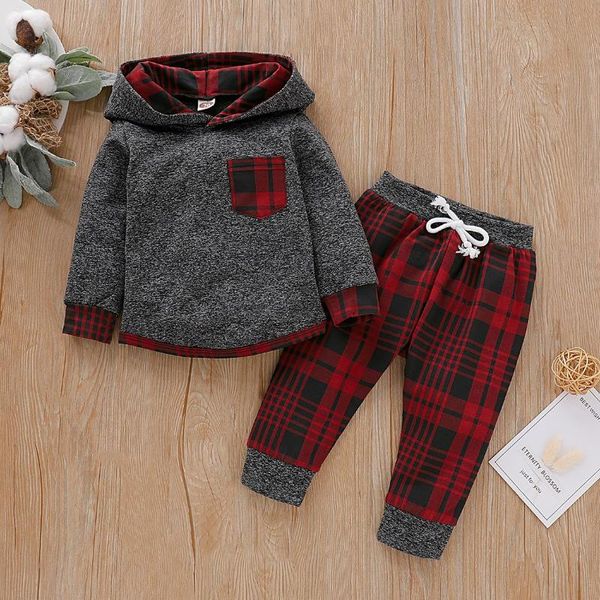 

clothing sets 2021 autumn winter boys clothes kids long sleeve hooded sweatshirts pants casual outfits baby tracksuit 0-3y, White