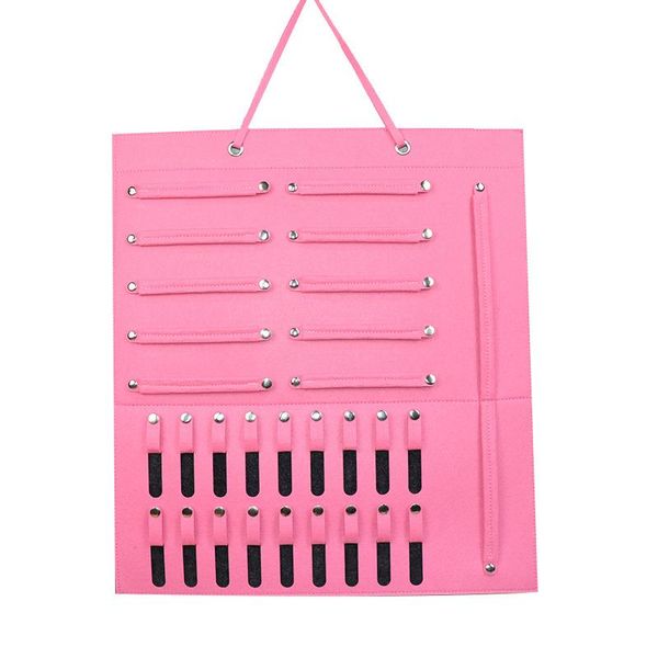 

storage bags jewelry bag felt wall mount separate high capacity breathable display organizer convenient and neat