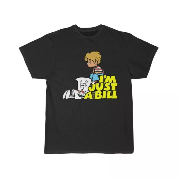 

schoolhouse rock i'm just a bill short sleeve tee, White;black