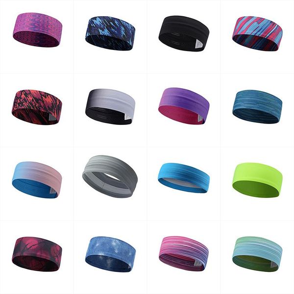 

sweatband men'women ice silk multifunctional sports headband fitness sweat band headbands athletic, Yellow;black