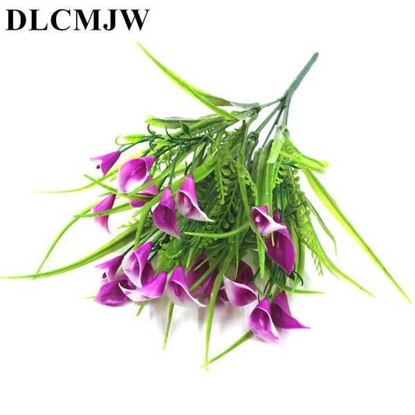 

calla 1pcs artificial plant plastic flowers decorative fake for party garden deskgrass & wreaths