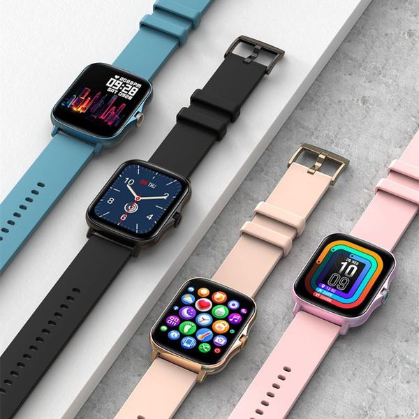 

smart wristbands y20 reminder watch 1.69 inch touch screen women's sports fitness tracker ip67 men's heart rate smartwatch pk p8