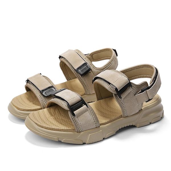 

sandals on big homens hollow comfort men outdoor breathable 39 plage samool masculina gladiator shoe sandalen slip sport in de geta for, Black