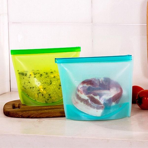 

food savers & storage containers 1pc grade silicone fresh bags home sealing bag organization kitchen gadgets cooking tools accessories suppl
