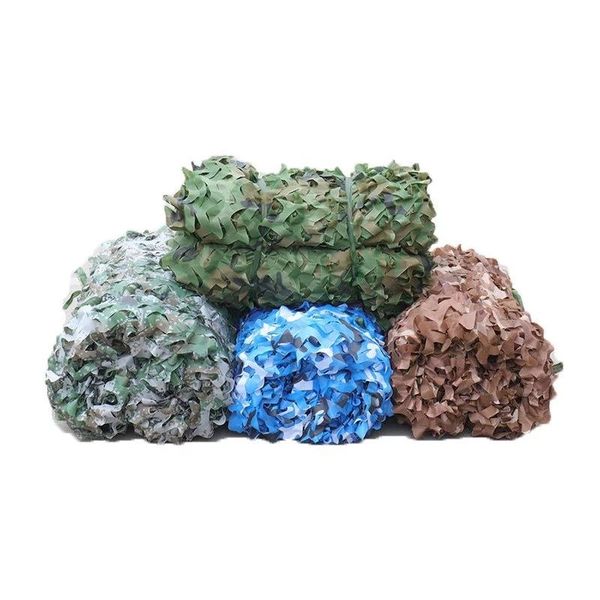 

tents and shelters camouflage net sun shelter tarp double layers ultralight filet mesh awning for car garden outdoor camping