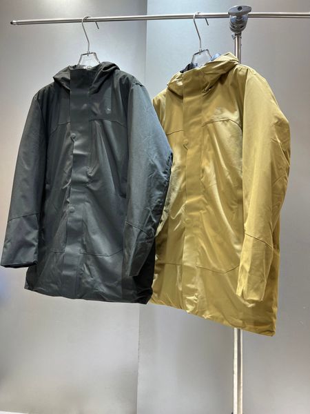 

Designer men's windproof casual couple down jacket, Black