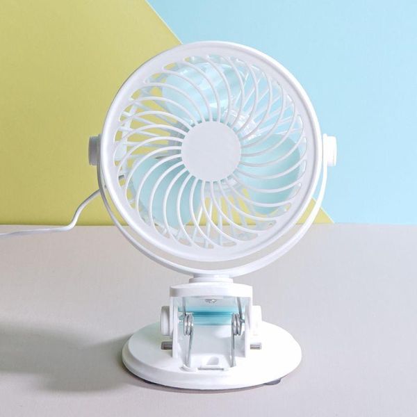 

electric fans usb clip desk table fan with strong wind quiet portable 2 speed adjustable 360Â°rotatable mini personal for home office car