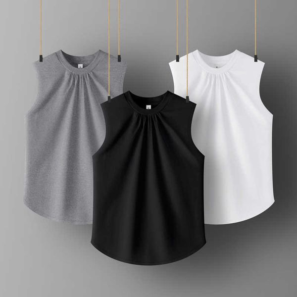 

womens cotton camis solid color female slim sleeveless casual vest solid color crop lower cut for ladies fitness vest summer 210625, White