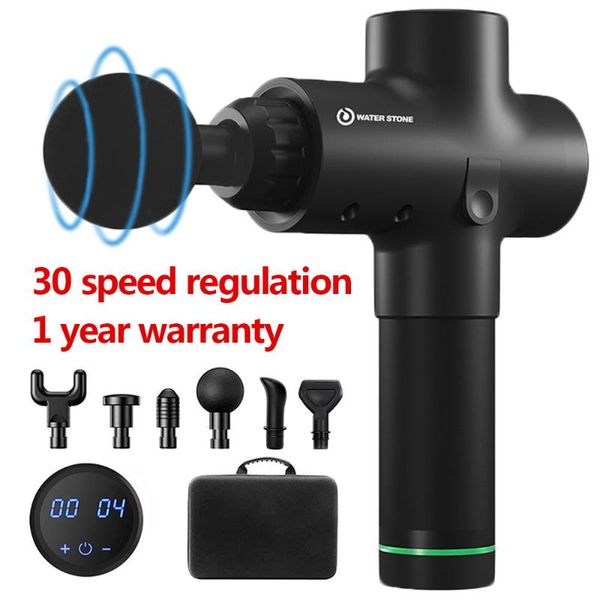 

massage gun deep muscle massager 6 heads body slimming therapy fascia dhl