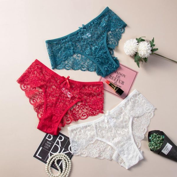 

women's panties fashion comfortable briefs exquisite crotchless shorts solid lingerie hollow out underwear women, Black;pink
