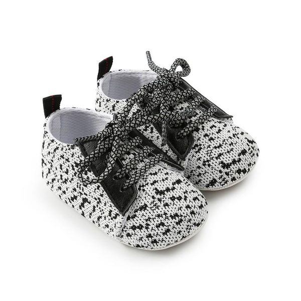 

first walkers fashion baby shoes canvas lace-up casual sneakers crib moccasins