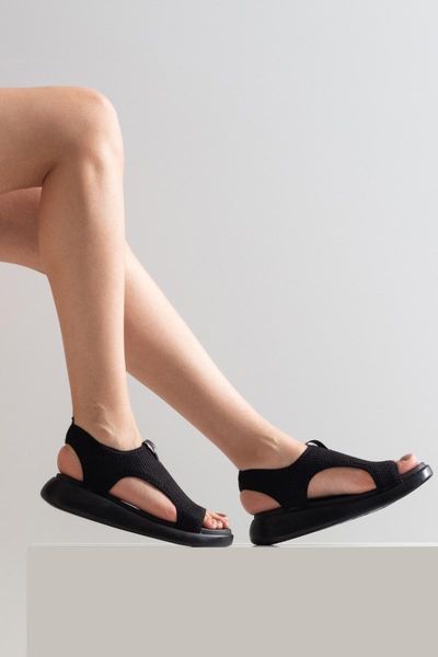 

sandals with stone for women, Black