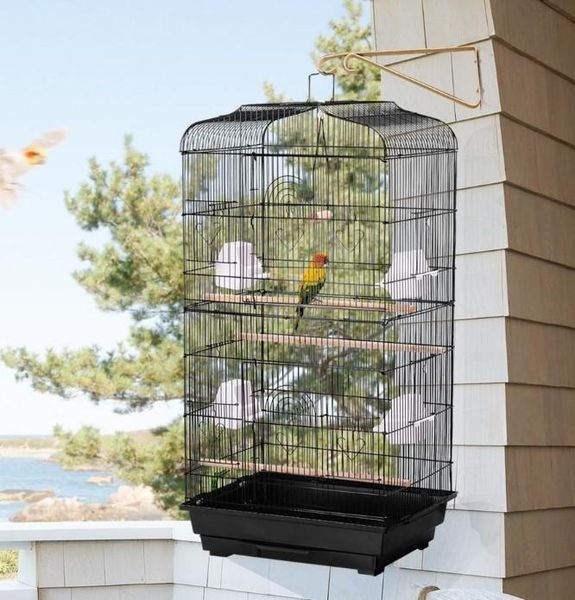 

bird cages wire cage 46*36*92cm for parrots macaw cockatiel nest supplies & nests house