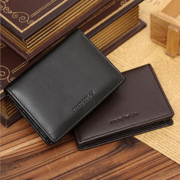 

wallets vintage wallet men pu leather holder bifold id cash purse, Red;black
