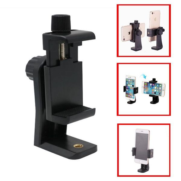 

tripod mount adapter cell phone clipper holder vertical 360 stand for camera tripods