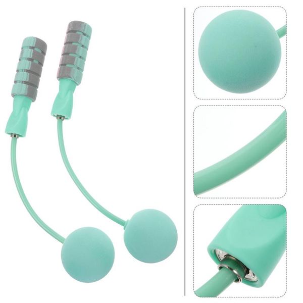 

jump ropes blue ropeless jumping rope with two weighted balls indoor skipping
