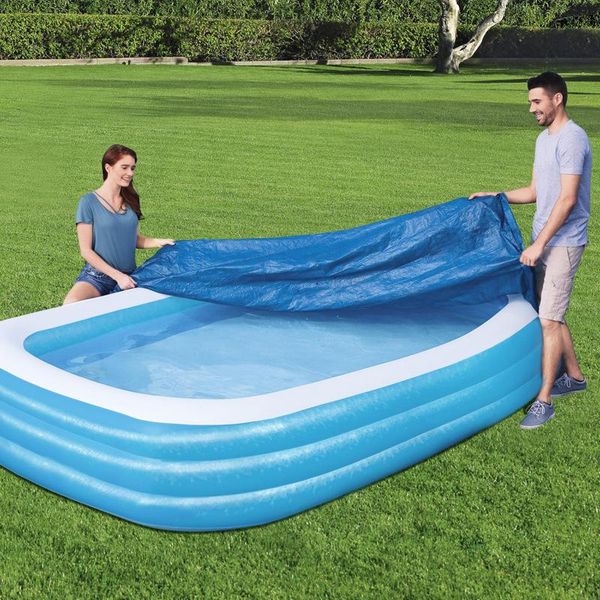 

pool & accessories rectangular cover rainproof windproof dust resistant sun protection for swimming xr-