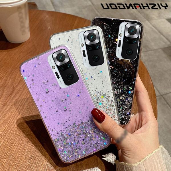 

xiaomi redmi note 10 pro 5g 9 8 9s pro 10s 9t mi 10t 11 lite bit f3 m3 pro 5g x3 gt nfc k40 bling soft mobile phone case