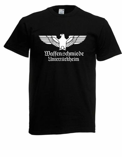 

t-shirt-arms company untertÃ¼rkheim (t-shirt/car/tuning), White;black