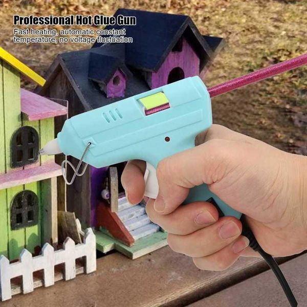 

glue guns gun professional electric melt with 20pcs sticks set eu plug 220v for paper/plastic/wood