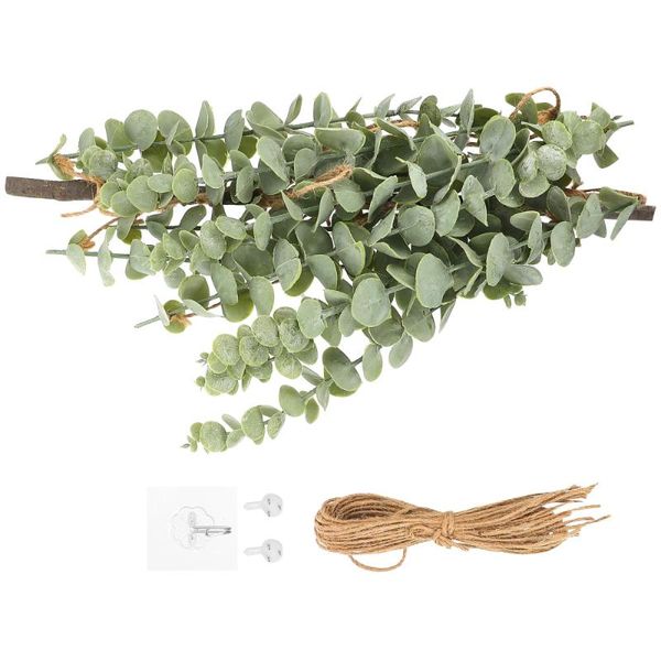 

decorative flowers & wreaths 1 set of wall-mounted suspension simulation eucalyptus tree vine pendant decor