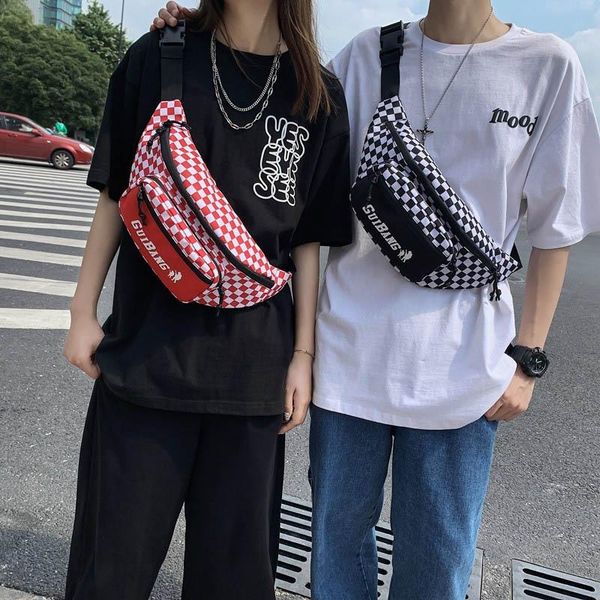 

waist bags bag fanny pack large capacity hip hop belt trend crossbody chest casual motion packs phone