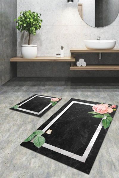 

bath mats digital mat set for closet 2 bs008 50x80 cm- 50x50 cm