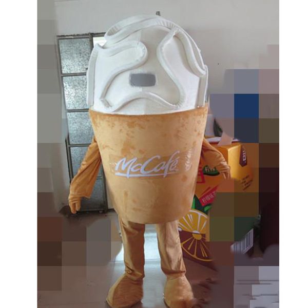 Хэллоуин мороженое талисман костюм высокого качества настроить мультфильм аниме тема персонаж персонаж взрослый размер карнавал рождественское платье