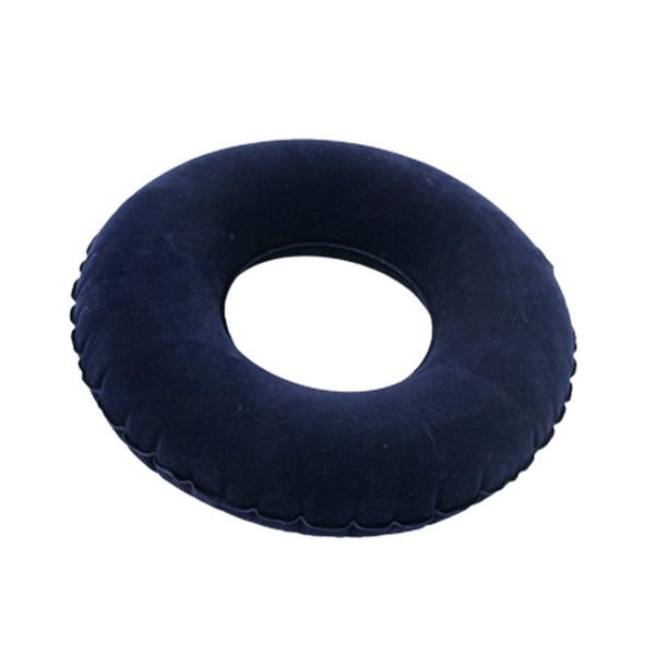 

cushion/decorative pillow inflatable pile ring pad donut rubber seat acne-black