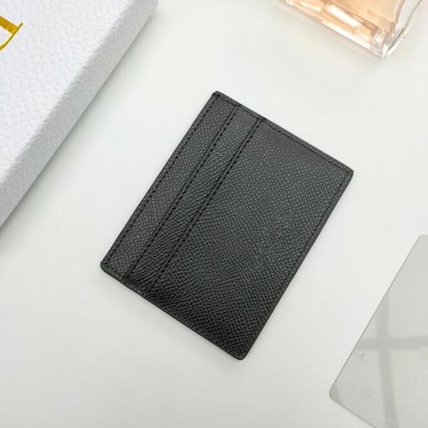 

designer card holder men womens cards holders black lambskin mini wallets coin purse pocket interior slot pockets genuine leather small bag, Brown;gray
