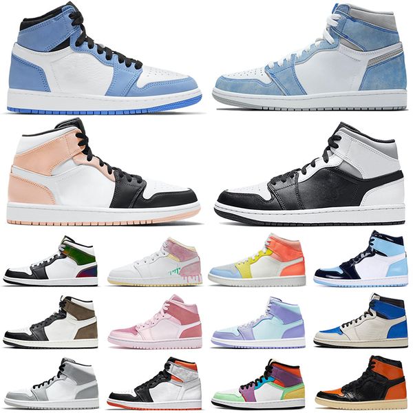

great seller jumpman 1 1s basketball shoes women men university blue hyper royal arctic orange bred banned mens trainers sports sneakers bre