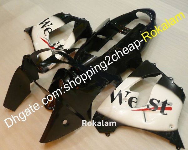 Cowling Fit ZX-9R ZX 9R 00 01 ABS Fairing Kit para Kawasaki ZX9R 2000 2000 Fairings de moto de corrida (moldagem por injeção)