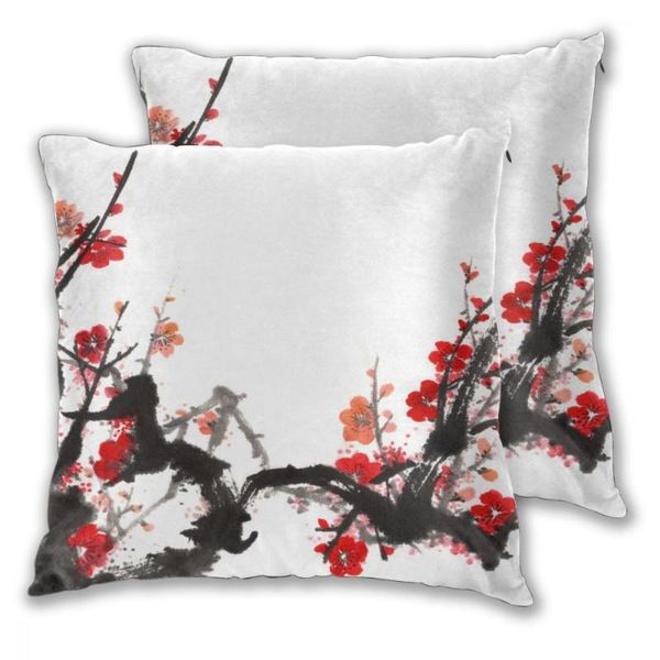 

pillow case japan traditional japanese sakura in blossom pillowcase comfortable cover for bed throw covers