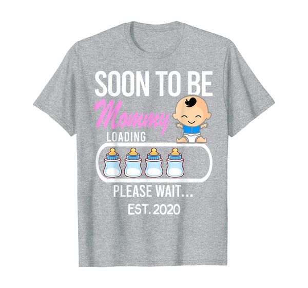 

Soon To be mommy EST.2020 2019 It A Boy women First Time mom T-Shirt, Mainly pictures