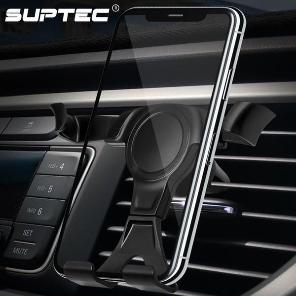 

cell phone mounts & holders suptec gravity car holder air vent clip mount mobile for in stand support xs gps