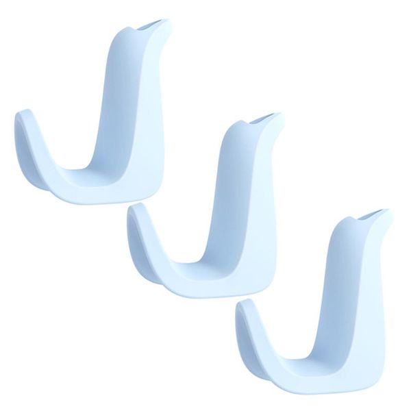 

hooks & rails 3pcs coat hat bird shaped wall 3d bathroom kitchen towel for hanging clothes kids room easy install bag home decor