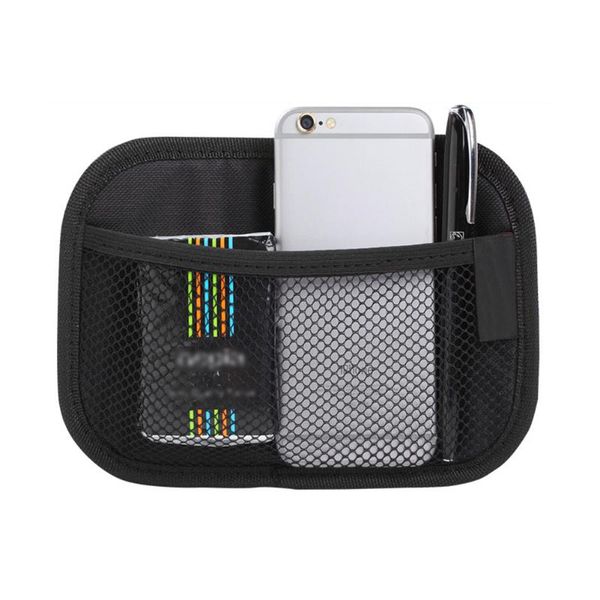 

car organizer storage net bag oxford fabric seat back mesh pocket phone holder rear interior accessories
