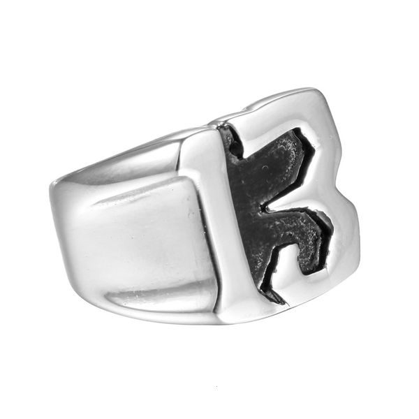 

delicate ring jewelry stainless steel 13 letter chaonan titanium, Silver