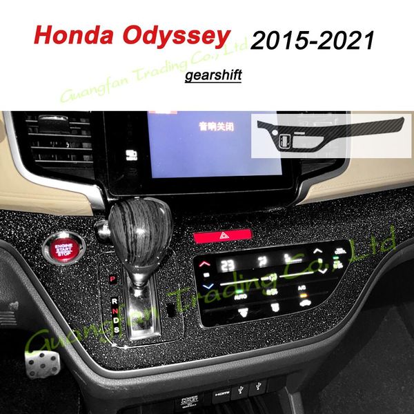 

interior central control panel door handle 3d 5d carbon fiber stickers decals car-styling cover parts products accessories for honda odyssey