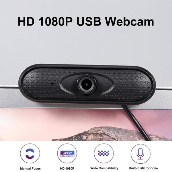 

webcams auto focus usb2.0&usb1.1 webcam hd 1080p built-in microphone high-end video call drive-web camera for pc laptop