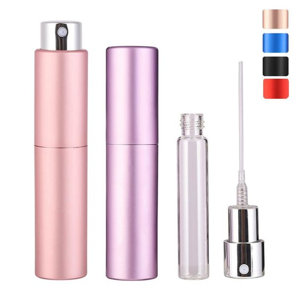 

portable mini refillable perfume bottle for travel cosmetic spray containers with scent pump empty storage bottles & jars