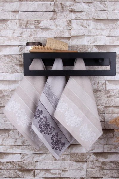 

100% cotton 3 pieces 40x50 guest towel set