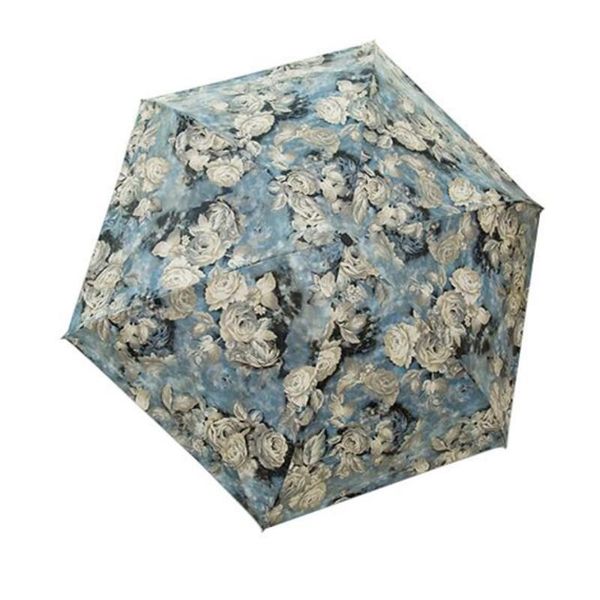 

umbrellas mini umbrella five-folding sun protection anti-uv paraguas parapluie folding women pocket umbrellara in (